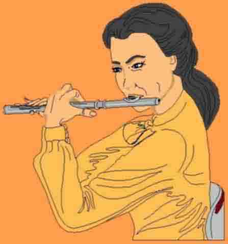 Aul Orange Flute.