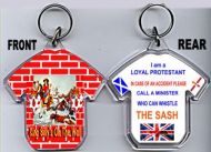 Loyalist T-Shirt Key-Ring/King Billy's On The Wall