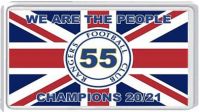Rangers 55 Champions  Fridge Magnet