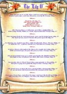 The Lily O' - Lyric Scroll